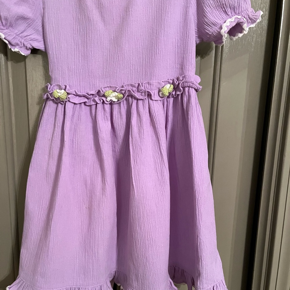 American Girl kids Easter dress size 3 and summertime short set size M.